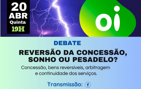 DIA 20/4, ÀS 19h, TEM LIVE SOBRE A CRISE NA OI S/A