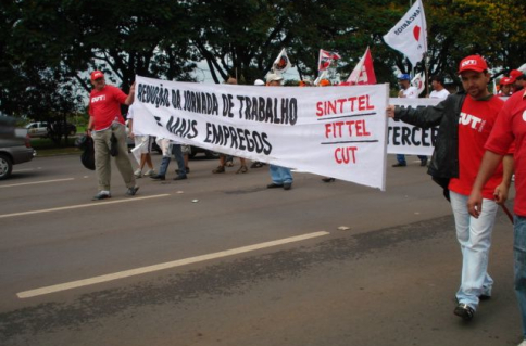 IV Marcha da Classe Trabalhadora - Brasília, 05 de dezembro de 2007.